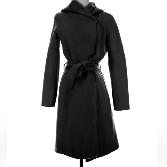 Theory Jackets & Blazers - NWOT $795 Theory Double Faced Wool Cashmere Wilrose Winsome Coat Hood NO BELT